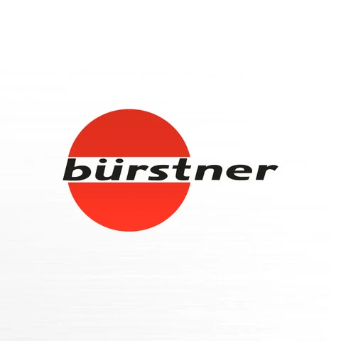 Bürstner-logo met rode cirkel