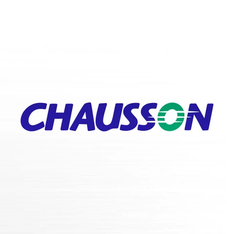 Chausson-logo in blauw en groen