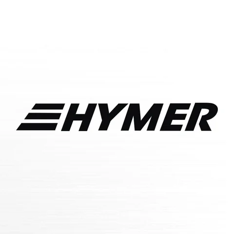 Hymer-logo in zwart